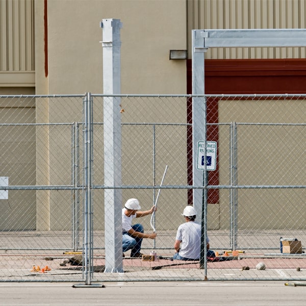 how long can i lease the temporary fence for my construction site or event in Mount St Francis IN